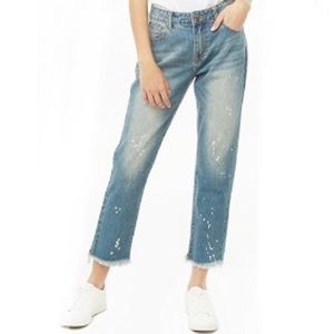 🎉 Host Pick - Bleach Splattered Crop Jeans